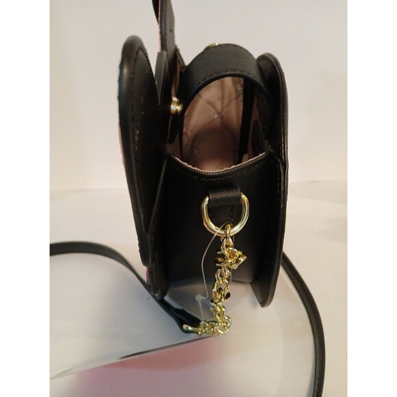 BETSEY JOHNSON "Puppy In Sunglasses" XOPUP Crossbody Bag W/Pink Glitter Accents - Picture 4 of 16